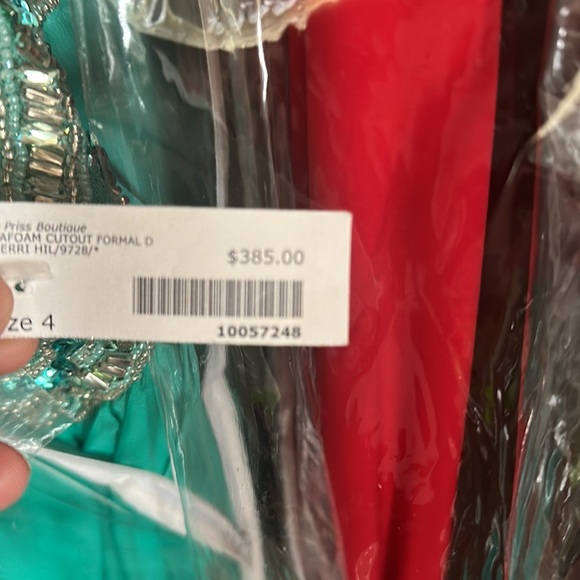 NWT Sherry hill size 4 formal gown - Picture 3 of 3